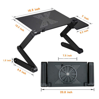 Laptop-Table-Stand Desk Mouse-Pad