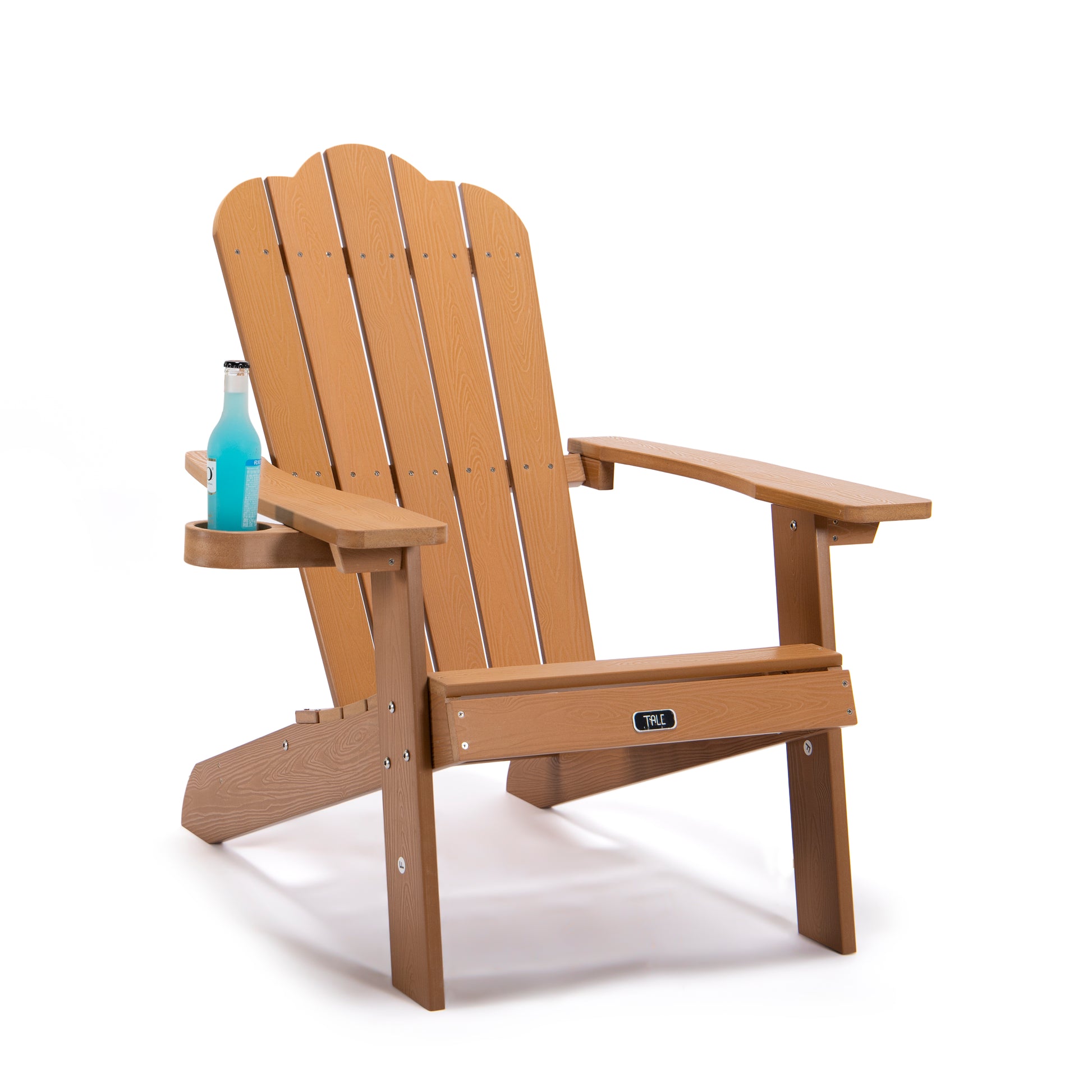 TALE Adirondack Chair Backyard Outdoor Furniture Painted Seating With Cup Holder All-Weather And Fade-Resistant Plastic Wood Ban Amazon - Catch And Ship
