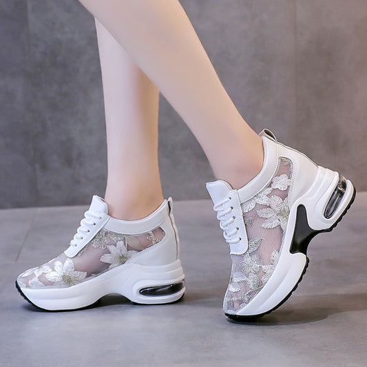 Sports Style Mesh Lace Casual Shoes