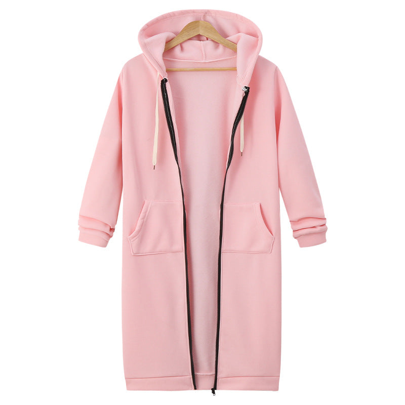 Sweater Fleece Long Jacket
