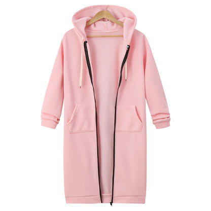 Sweater Fleece Long Jacket