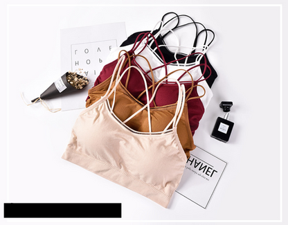 Hollow Cross Sling Beautiful Back Student Underwear