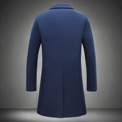 Mid-length Coat Men's Slim