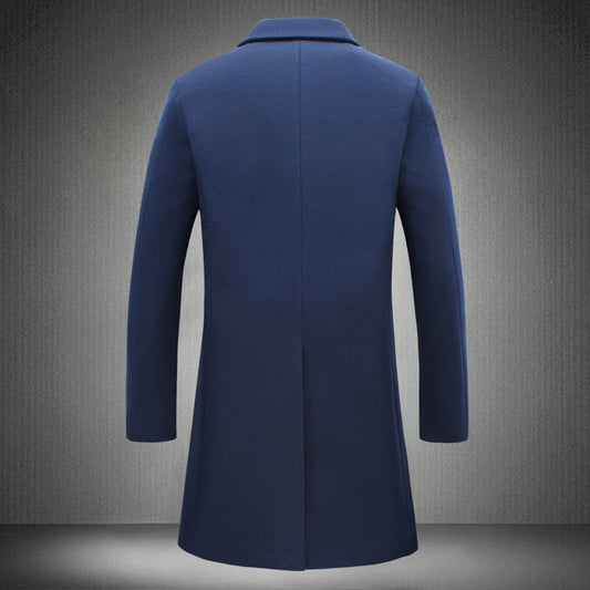 Mid-length Coat Men's Slim
