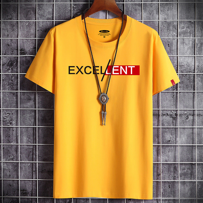 Cotton Summer Men's Short-sleeved T-shirt