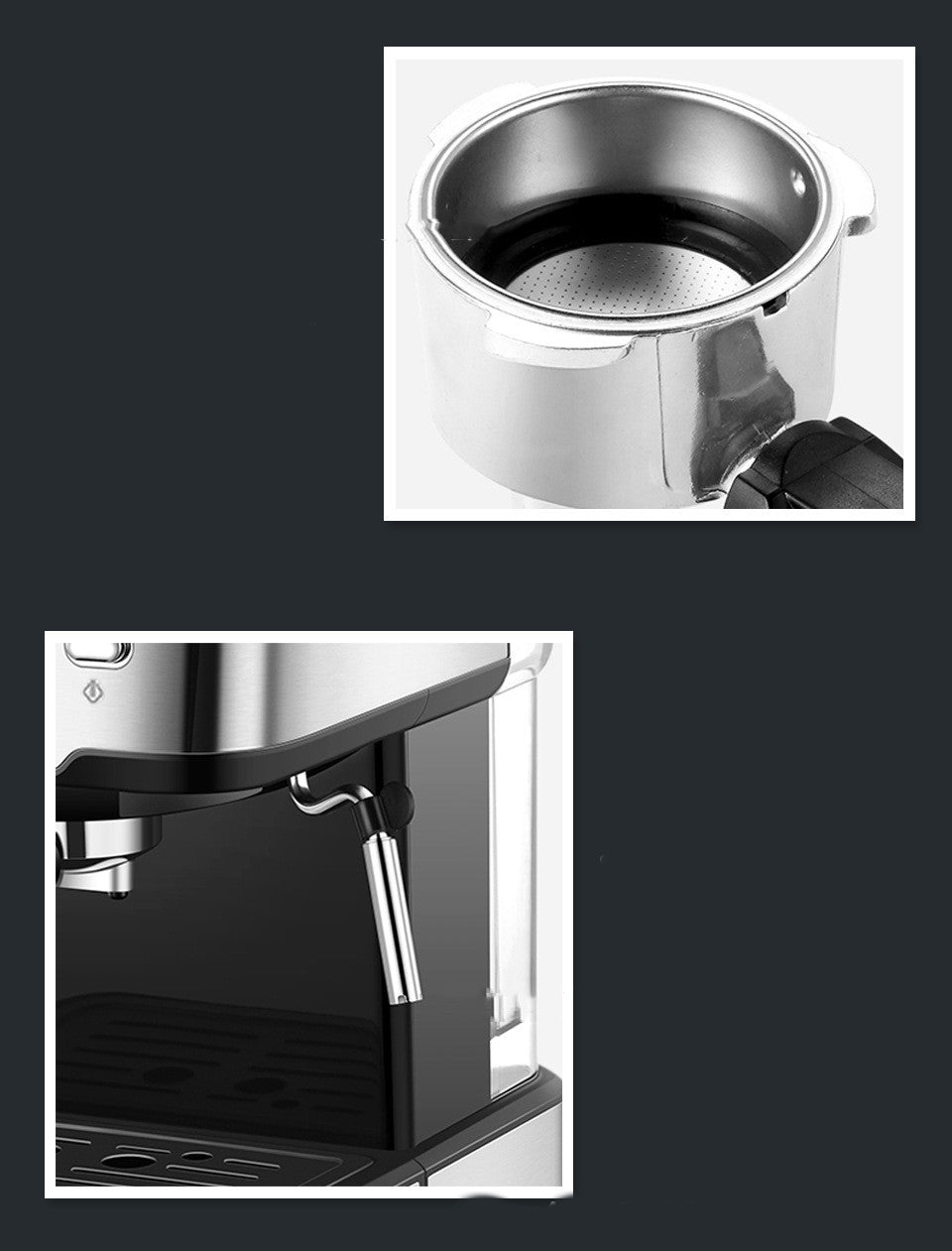 Stainless Steel Espresso Machine For Household Use