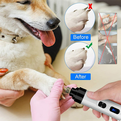 Pet Dog Cat Nail, Care Clipper Electric Kit