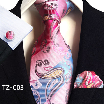 Men's Tie Pocket Towel Cuffs Three Piece Suit