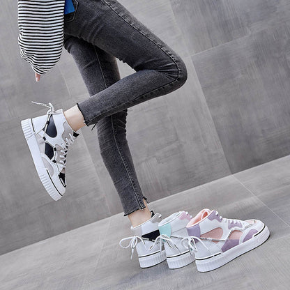 High Top White Shoes Women