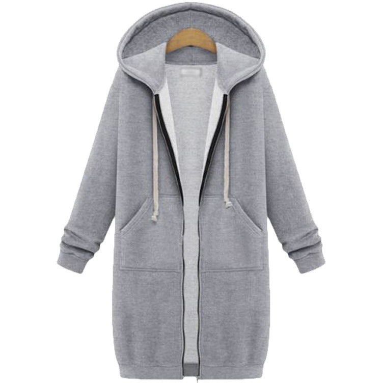 Sweater Fleece Long Jacket