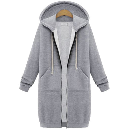 Sweater Fleece Long Jacket