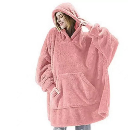 Hoodie Sweatshirt Double-Sided Fleece