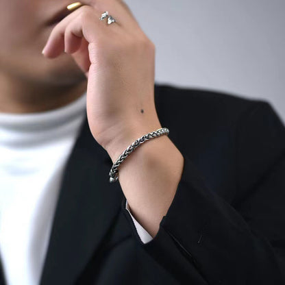 Retro Six Character WBone Bracelet ords
