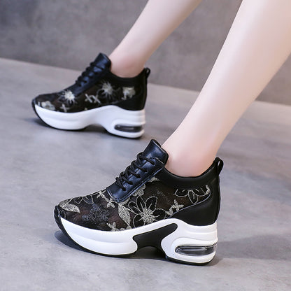 Sports Style Mesh Lace Casual Shoes