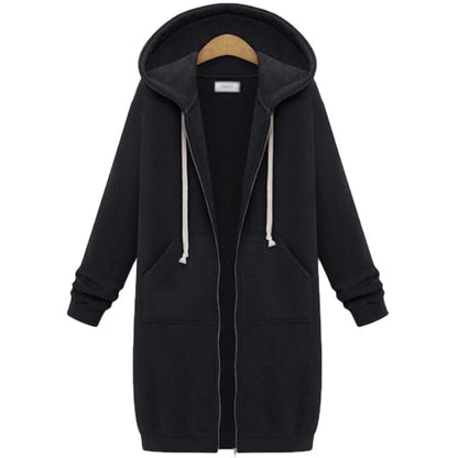 Sweater Fleece Long Jacket