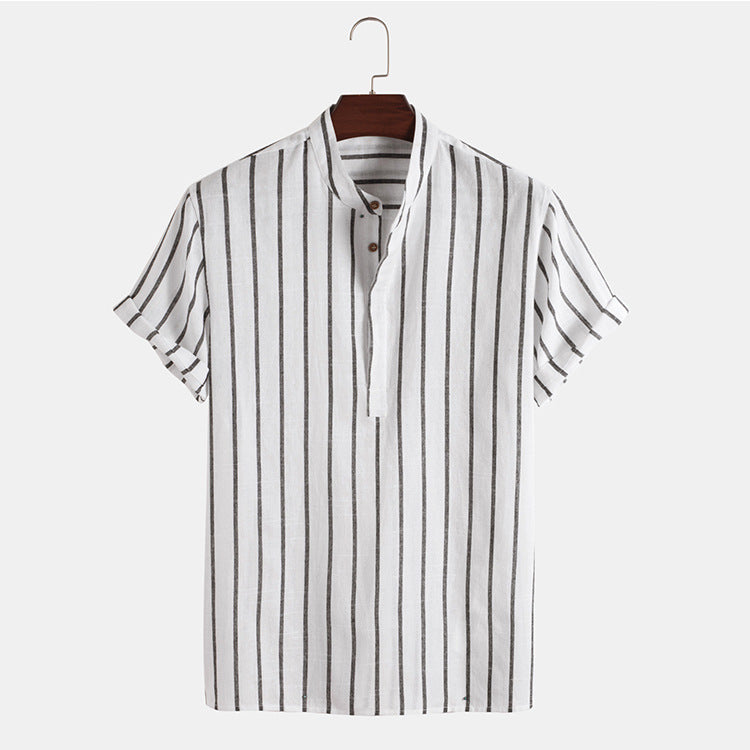 Casual Men's Shirt Short Sleeve