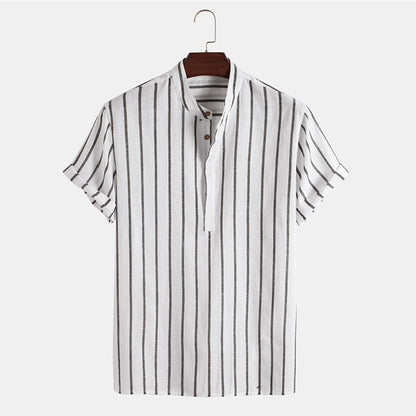 Casual Men's Shirt Short Sleeve