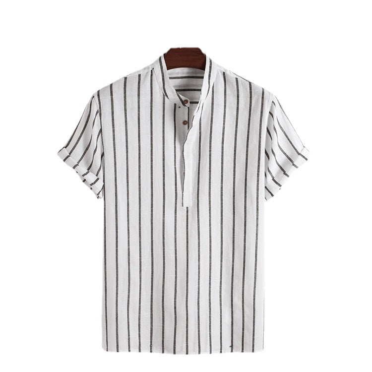 Casual Men's Shirt Short Sleeve