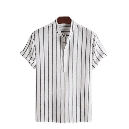 Casual Men's Shirt Short Sleeve