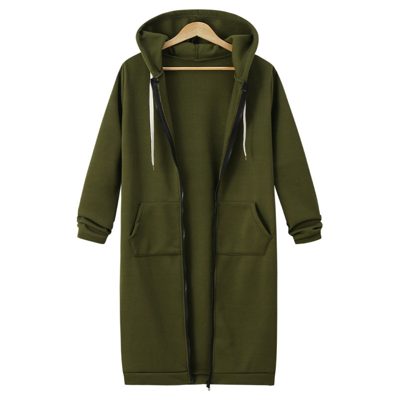 Sweater Fleece Long Jacket