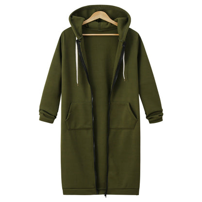 Sweater Fleece Long Jacket