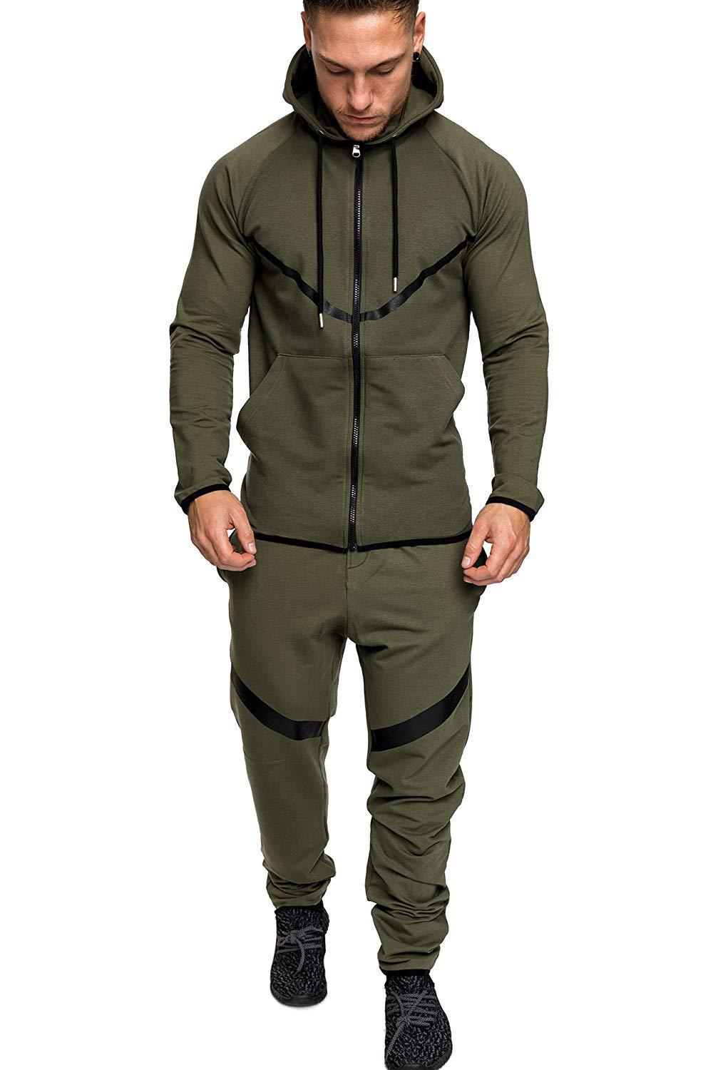 Leisure Sports Fitness Suit Men's Snowflake