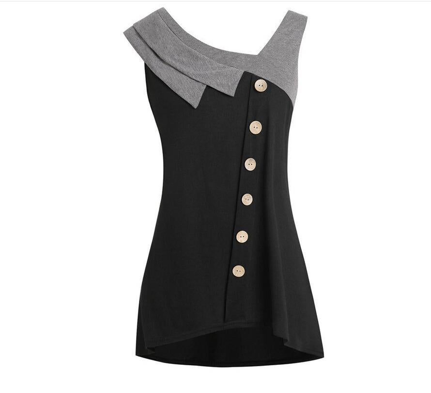 Shirt With Buttons Plus Size Vest