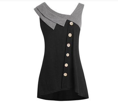 Shirt With Buttons Plus Size Vest