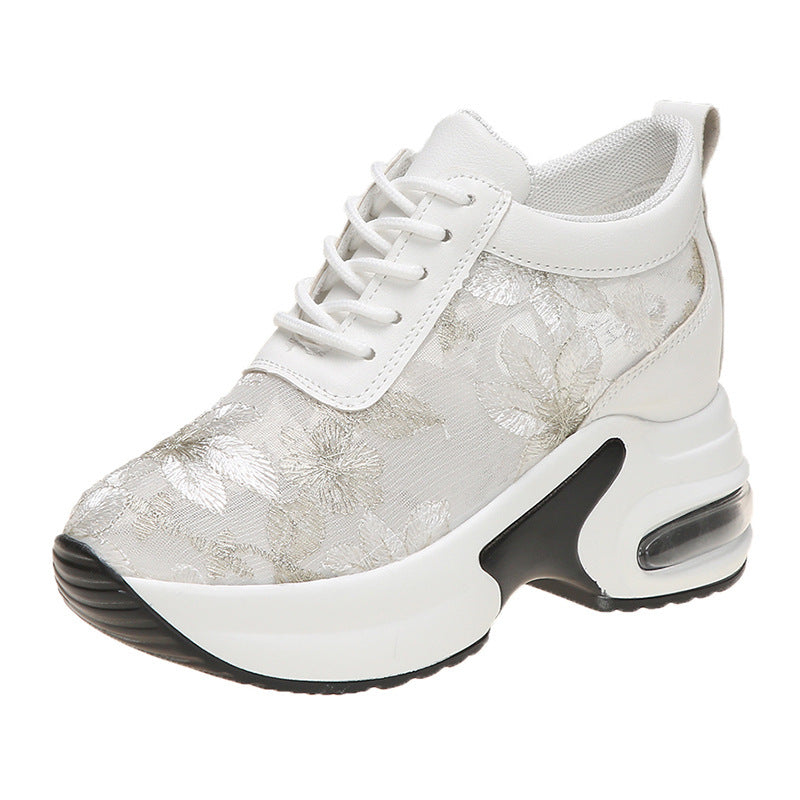 Sports Style Mesh Lace Casual Shoes