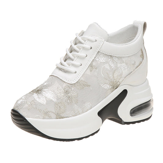 Sports Style Mesh Lace Casual Shoes