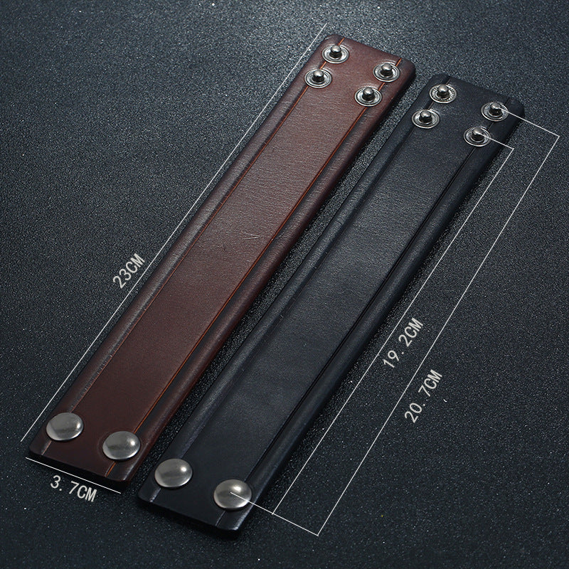 Men's Punk Leather Bracelet
