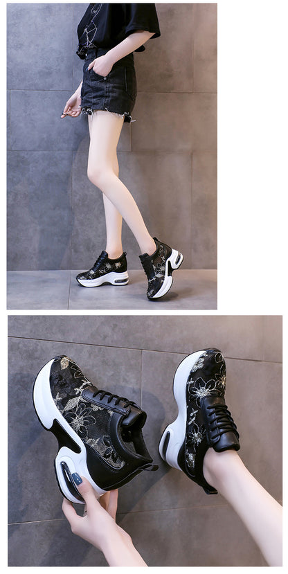 Sports Style Mesh Lace Casual Shoes