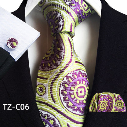 Men's Tie Pocket Towel Cuffs Three Piece Suit