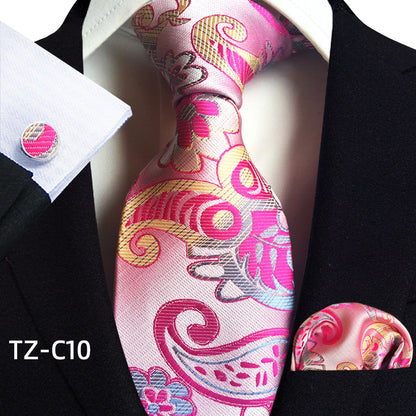 Men's Tie Pocket Towel Cuffs Three Piece Suit