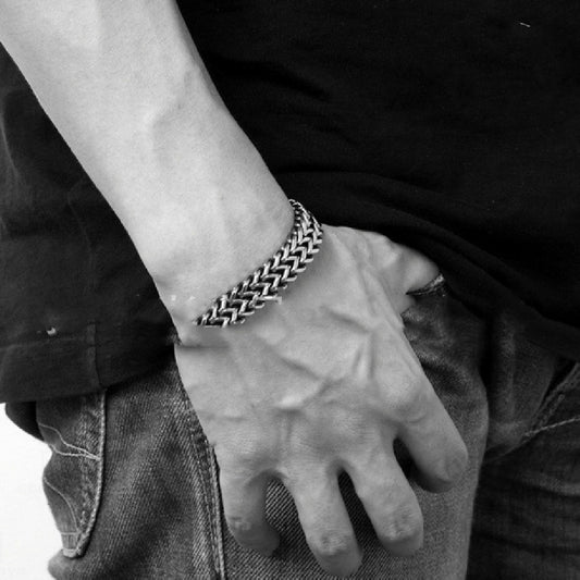 Titanium Steel Bracelet Male