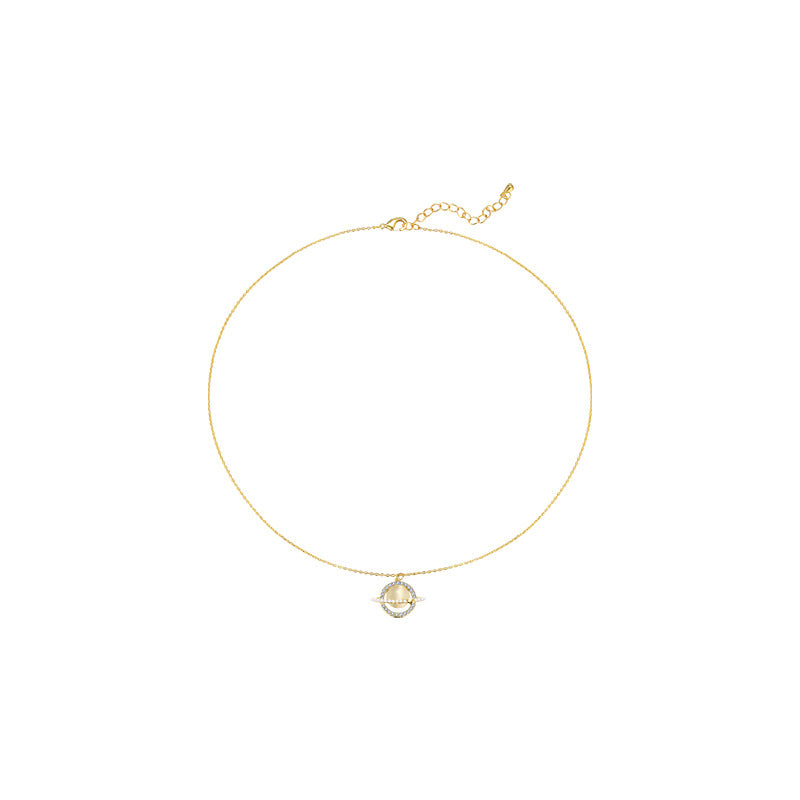 Geometric Titanium Steel Necklace For Female