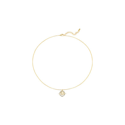 Geometric Titanium Steel Necklace For Female