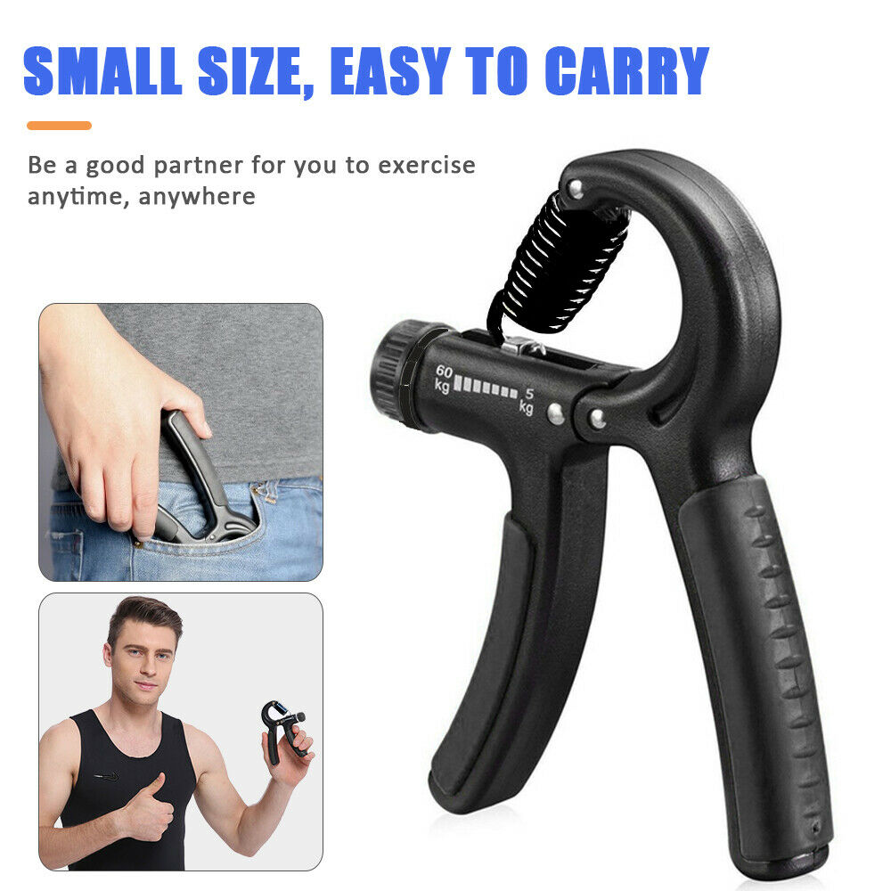 Hand Grip Adjustable Trainer Gripper Strengthener Gym