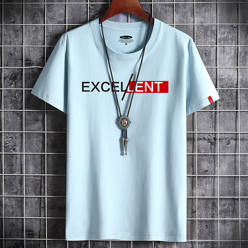 Cotton Summer Men's Short-sleeved T-shirt