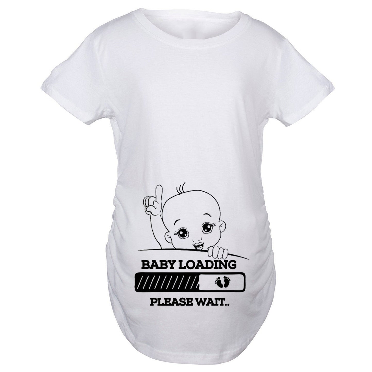 Maternity Fashion Print Short Sleeve