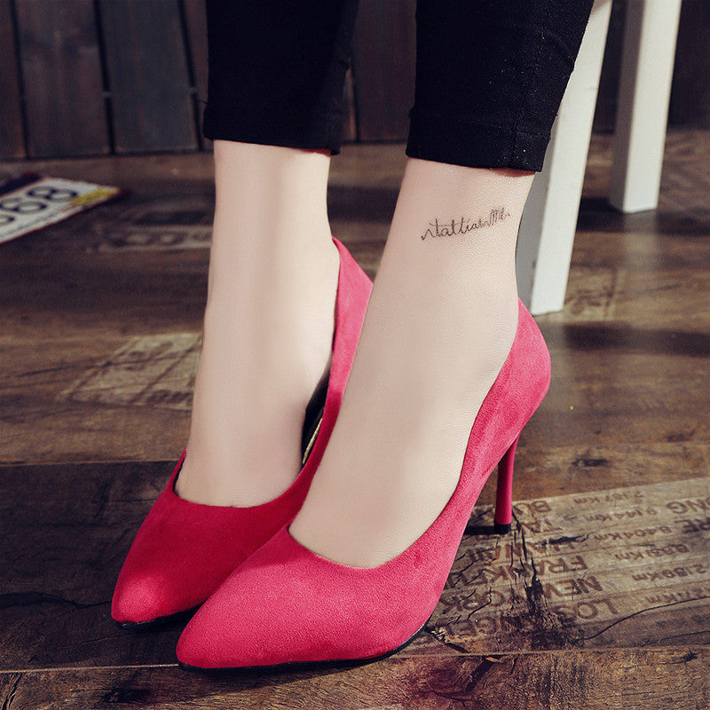 Style Shallow Mouth High Heel Women's Shoes