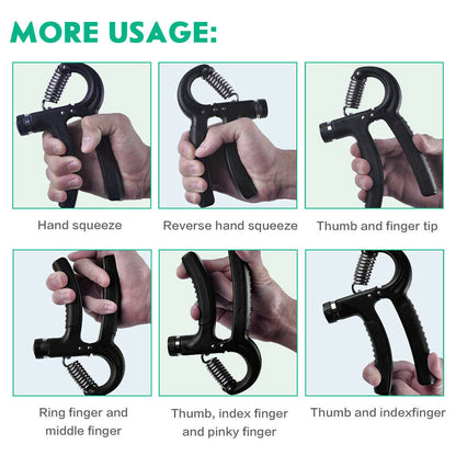 Hand Grip Adjustable Trainer Gripper Strengthener Gym